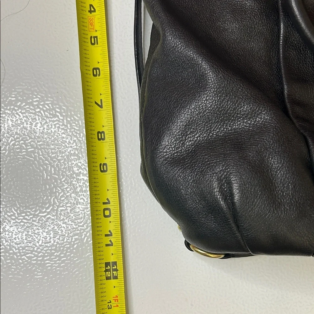 Coach Black Leather Shoulder Bag - Picture 12 of 13